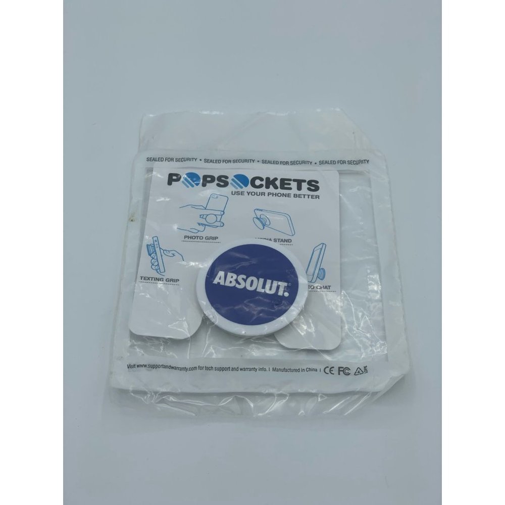 *NEW* Absolut Vodka Pop Socket Phone Holder Cell Phone Liquor